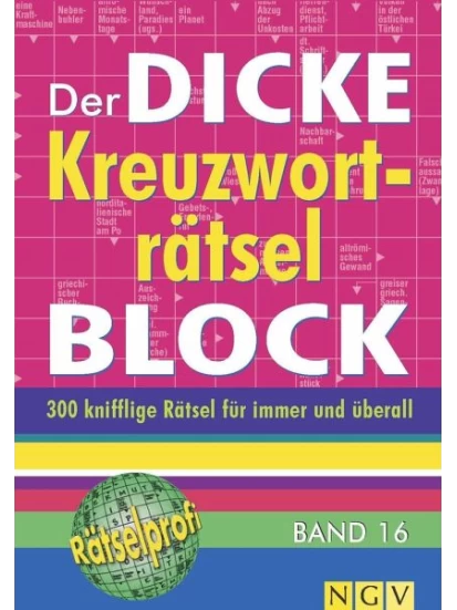 Der dicke Kreuzworträtsel-Block Band 16