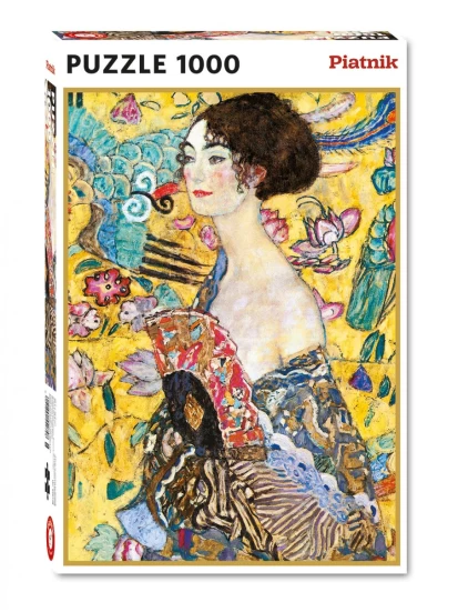Puzzle Klimt, Dame mit Fächer- Παζλ, 60x 48