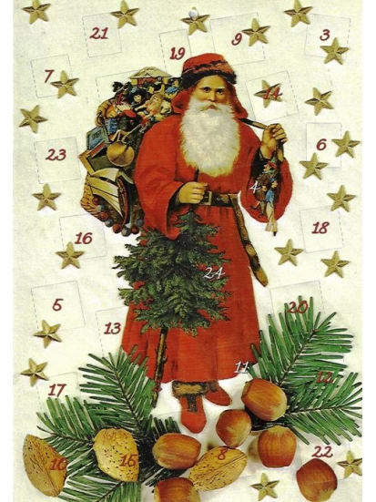 Adventskalender - Der Weihnachtsmann - Χριστουγεννιάτικο ημερολόγιο Α4