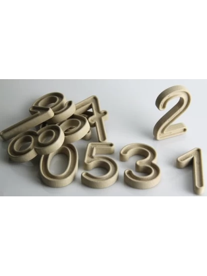 Ziffern (11 Stück)- Αριθμοί (11 τεμάχια), 7 x 1 cm