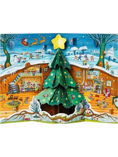 Weihnachten bei Familie Maus Pop-up-Adventskalender