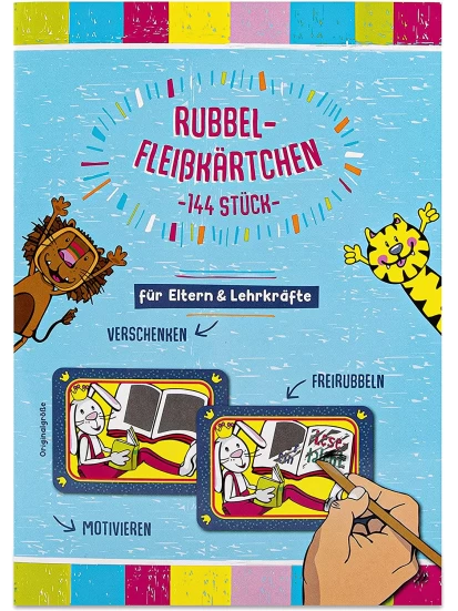 Rubbel- Fleisskärtchen (144 Stück)- Κάρτες επιβράβευσης για καθηγητές (ξυστές)