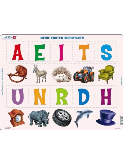 Puzzle – Meine Ersten Buchstaben - Παζλ Τα πρώτα μου γράμματα, 36x28 cm