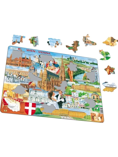 Puzzle Wien - Παζλ Βιέννη, 36x28 cm