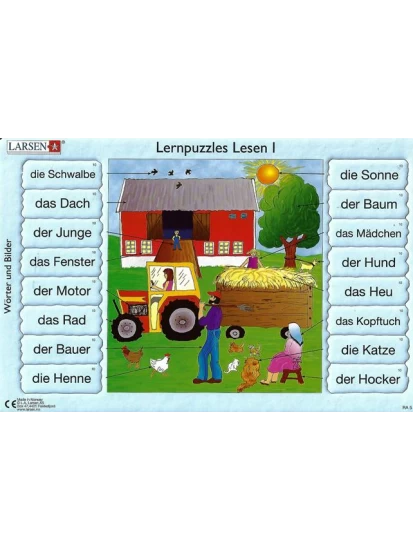Puzzle – Lernpuzzles Lesen I (10) - Παζλ για ανάγνωση