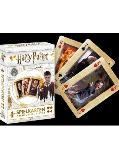 Τράπουλα Harry Potter - Spielkarten (Weiß)