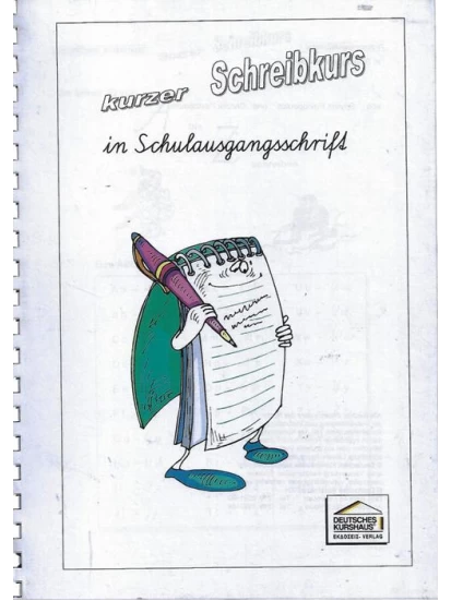 Kurzer Schreibkurs in Schulausgangschrift