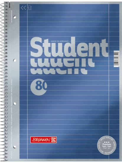 Τετράδιο με γραμμές - Brunnen Collegeblock Premium Student A4 liniert