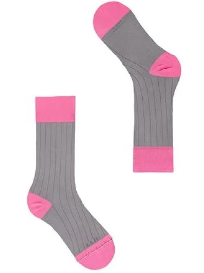 Socken light Sock  Pewter Raspberry (Nr 39-41)