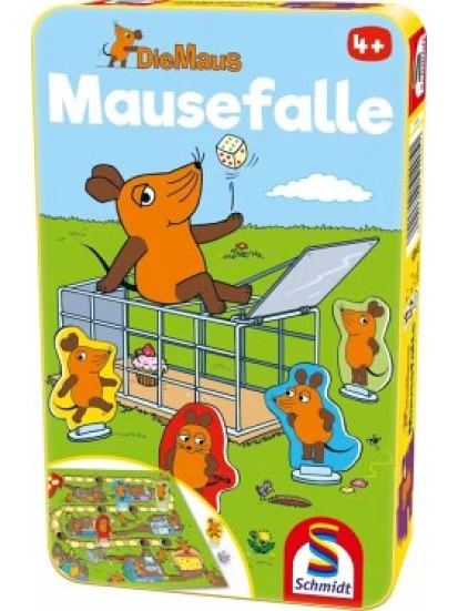 Πέσε στη φάκα, επιτραπέζιο σε μεταλλικό κουτί DIE MAUS - Mausefalle, Reisespiel