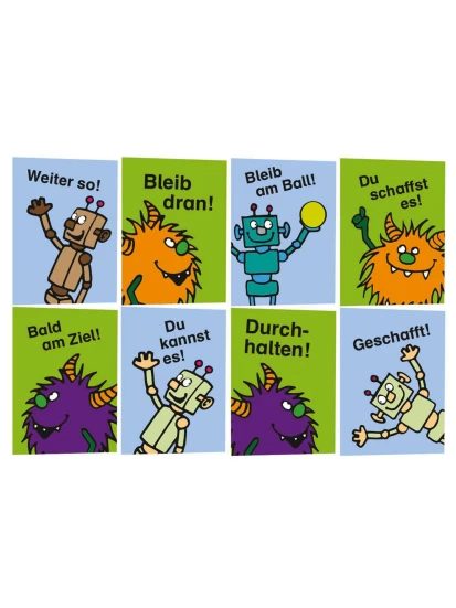 Mutmachsticker für FRESCH & Co - Αυτοκόλλητα εμψύχωσης των μαθητών