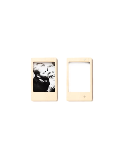 LUMENQI χειροποίητη ξύλινη μαγνητική κορνίζα- Bilderrahmen Instax Mini