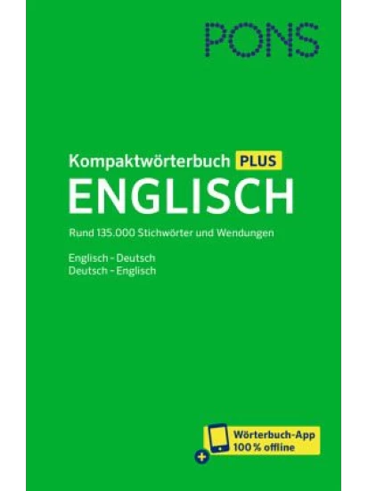 PONS Kompaktwörterbuch Plus Englisch
