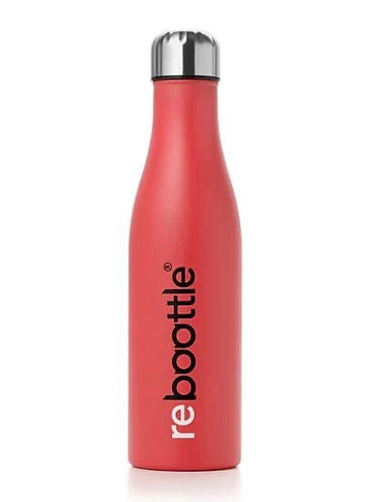 reboottle ® THERMO ισοθερμικό μπουκάλι νερού- Trinkflasche Edelstahl coral
