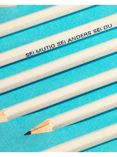 Öko-Bleistift Sei anders