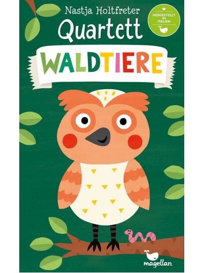 Quartett - Waldtiere - Τα ζώα του δάσους (παιχνίδι με κάρτες)