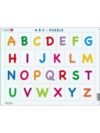 LARSEN Puzzle -ABC (Grossbuchstaben) - Παζλ ABC κεφαλαία