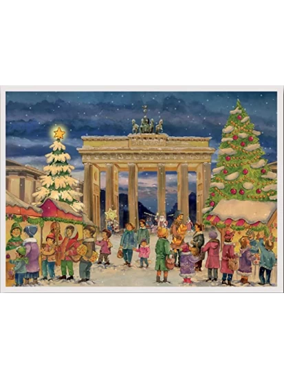 Adventskalender Berlin (Brandenburger Tor), 29 x 41 cm