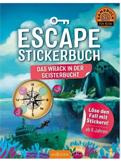 Escape-Stickerbuch - Das Wrack in der Geisterbucht