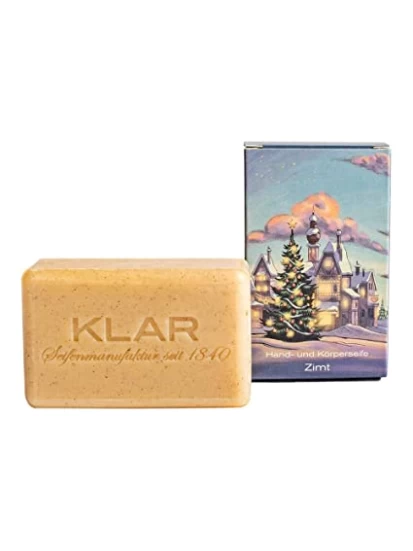 KLAR Weihnachtsseife Zimt 100g - Αρωματικό χριστουγεννιάτικο σαπούνι