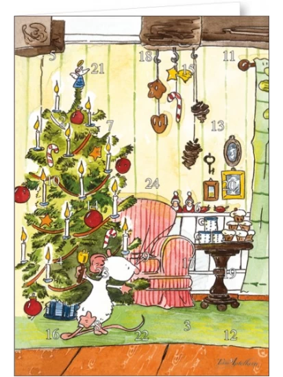 Adventskalender A4 Tilda – Gesegnete Weihnachten
