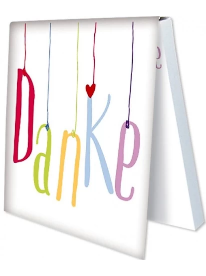 Klebezettel Danke - Αυτοκόλλητα χαρτάκια για σημειώσεις