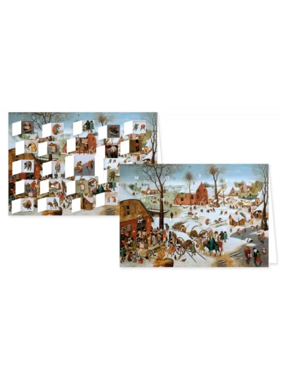 Adventskalenderkarten Volkszählung zu Bethlehem
