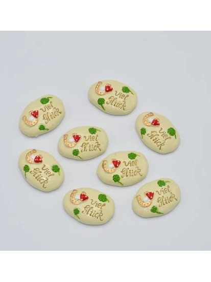 Poly Stein Viel Glück (3 cm)