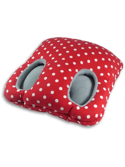  LESCHI θερμαντικό μαξιλάρι για τα πόδια - Fußwärmer Polka dot rot