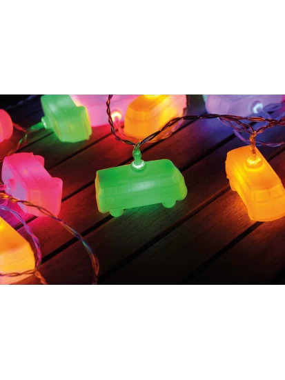 Γιρλάντα με φωτάκια  - VW Bus 3D Lichterkette bunt, 3m