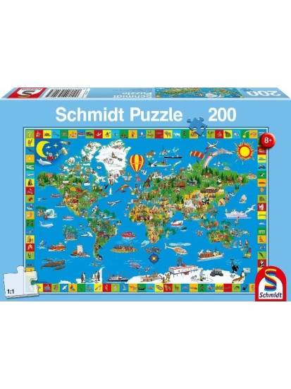 Παιδικό παζλ - Kinderpuzzle Deine bunte Erde