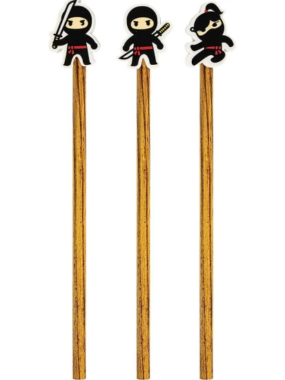 STYLEX Ninja, Bleistift mit Radiergummi-Topper