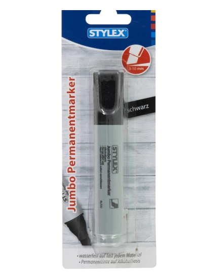 STYLEX Jumbo Permanentmarker, schwarz