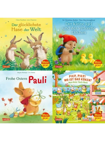 Maxi-Pixi-4er-Set 102: Endlich Frühling!
