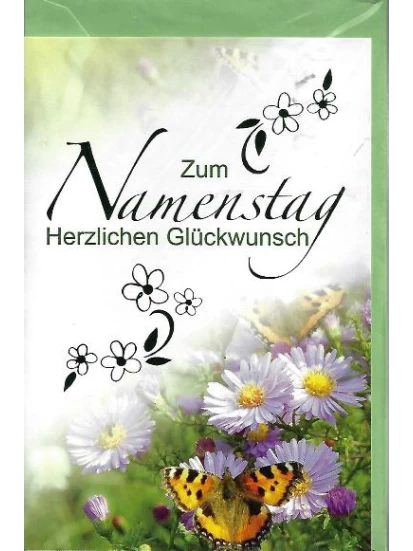 Κάρτα Zum Namenstag για την ονομαστική γιορτή