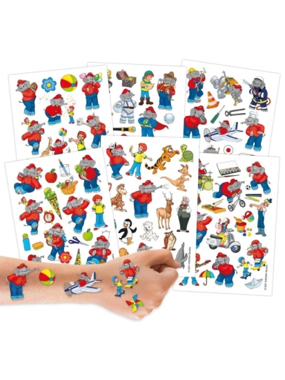 100 Kinder-Tattoos Benjamin Blümchen