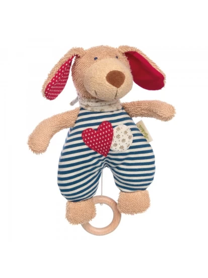 SIGIKID Green Colection, organic Spieluhr Hund, 24 cm