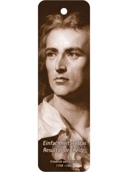RANNENBERG σελιδοδείκτης -  Lesezeichen Friedrich Schiller