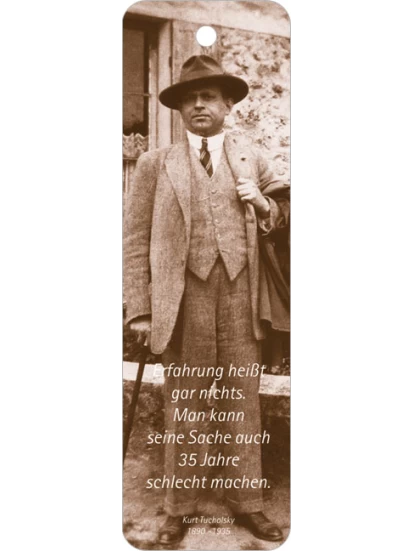 RANNENBERG σελιδοδείκτης - Lesezeichen Kurt Tucholsky
