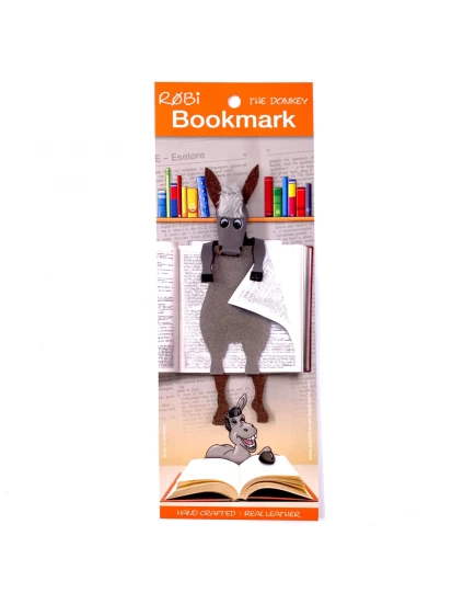 Δερμάτινος σελιδοδείκτης Robi The Donkey - Leder Lesezeichen Esel