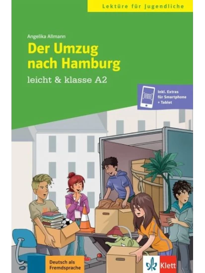 Der Umzug nach Hamburg. Buch + Online A2