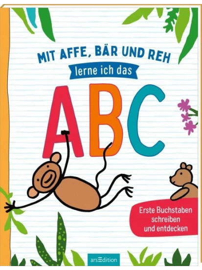 Mit Affe, Bär und Reh lerne ich das ABC