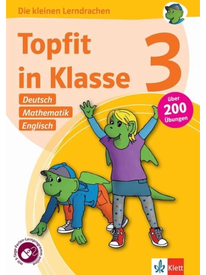 Topfit in Klasse 3 - Deutsch, Mathematik und Englisch. Übungsbuch