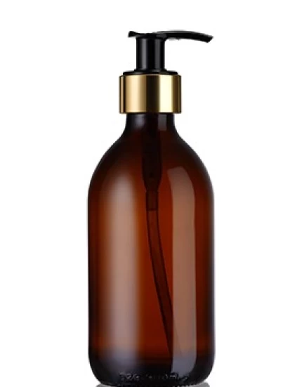 Γυάλινο μπουκάλι με αντλία για σαπούνι - Burette bottle 300 ml dispenser
