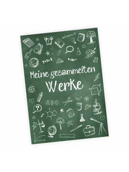Σχολικός φάκελος αρχειοθέτησης -  Sammelmappe Α4 Schultafel grün