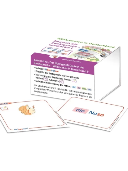 Willkommen in Deutschland - Lernkarten I - Εκπαιδευτικές κάρτες λεξιλογίου