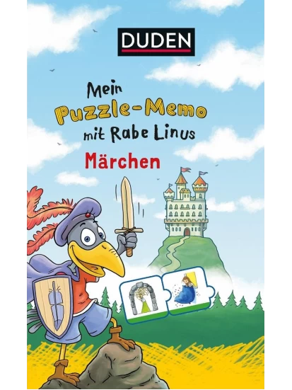 Mein Puzzlememo mit Rabe Linus - Märchen (Kinderspiel)