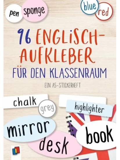 96 Englisch-Aufkleber für den Klassenraum