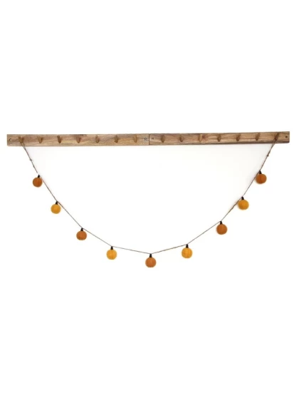 Girlande KÜRBIS KLEIN, Filz - Γιρλάντα, τσόχα, κολοκύθες, 150 cm
