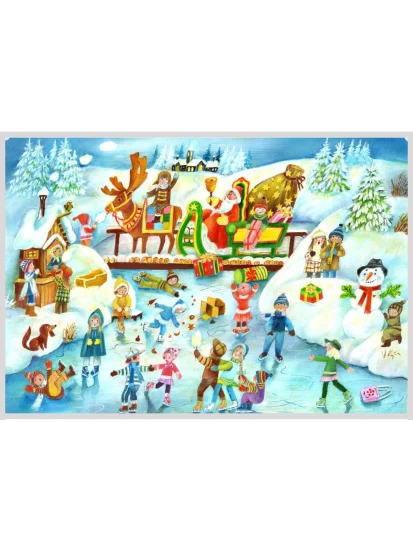 Χριστουγεννιάτικο ημερολόγιο - Adventskalender SPASS BEIM EISLAUFEN